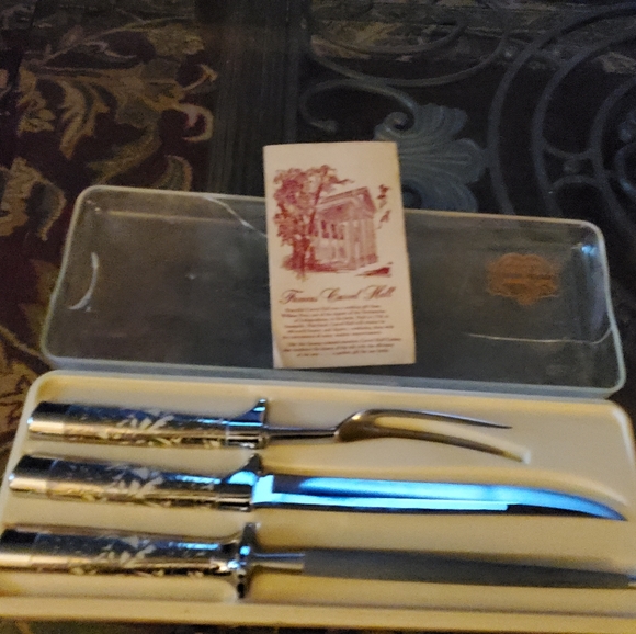 3-Piece Carvel Hill Fine Carving Set by Briddell - Picture 1 of 10